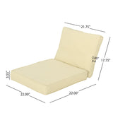 Simone Loveseat Cushions by Christopher Knight Home
