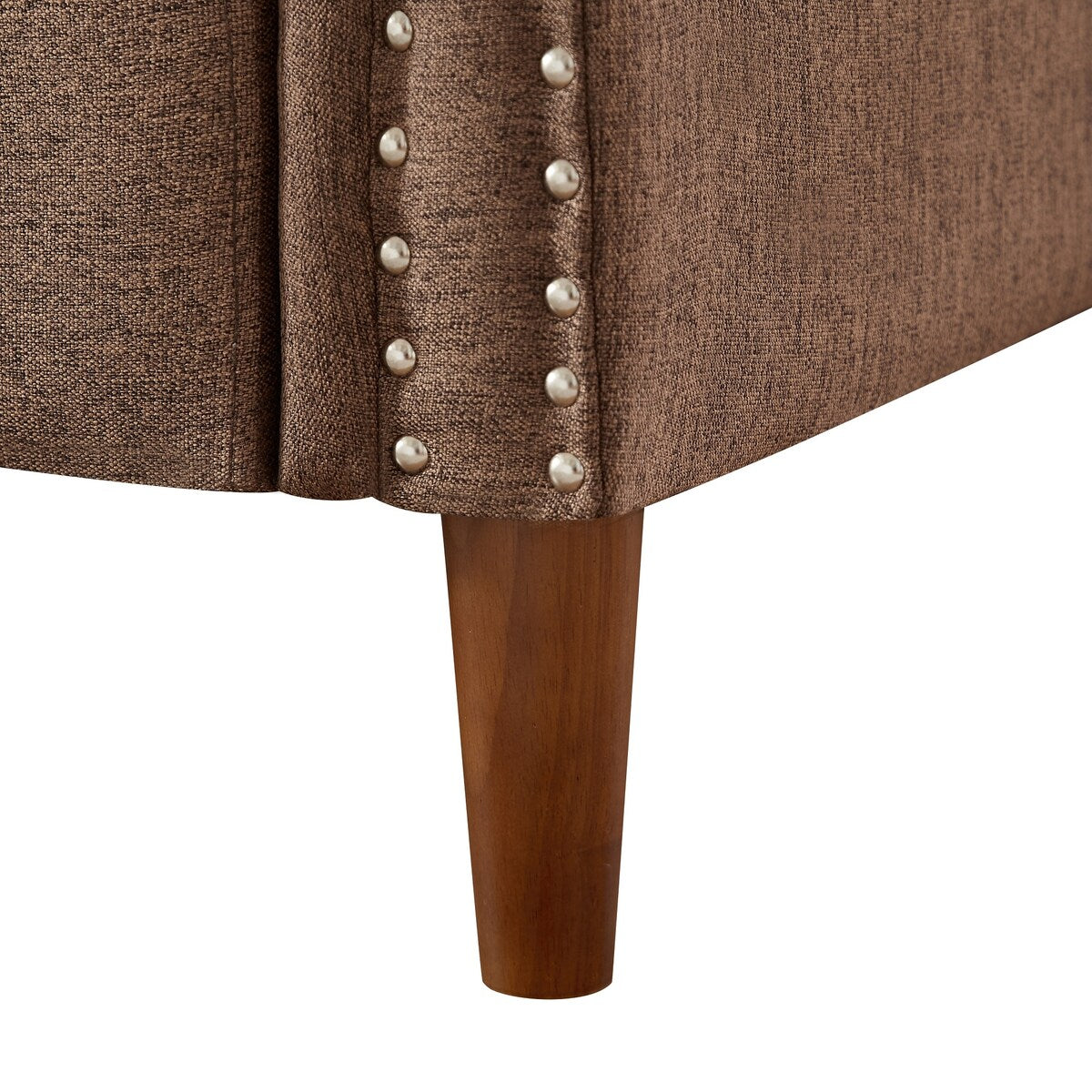 Simple Contemporary Style Living Room Sofa with Nailhead Decor