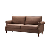 Simple Contemporary Style Living Room Sofa with Nailhead Decor