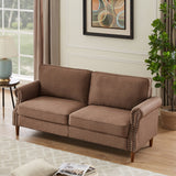 Simple Contemporary Style Living Room Sofa with Nailhead Decor