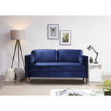 Simple Contemporary Style Living Room Sofa with Nailhead Decor