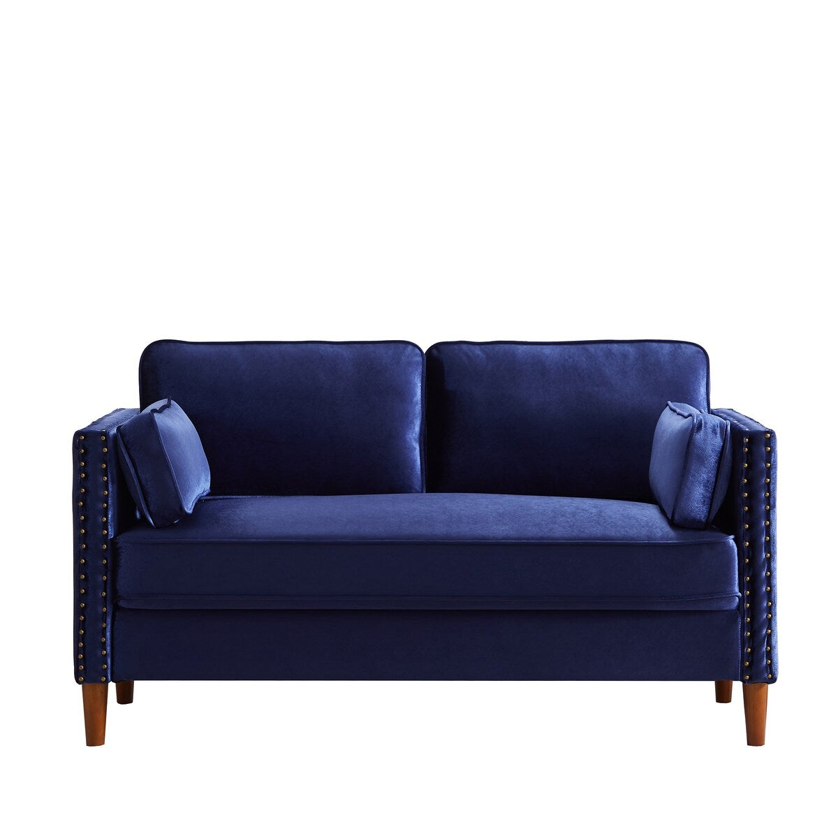 Simple Contemporary Style Living Room Sofa with Nailhead Decor