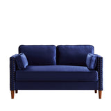 Simple Contemporary Style Living Room Sofa with Nailhead Decor