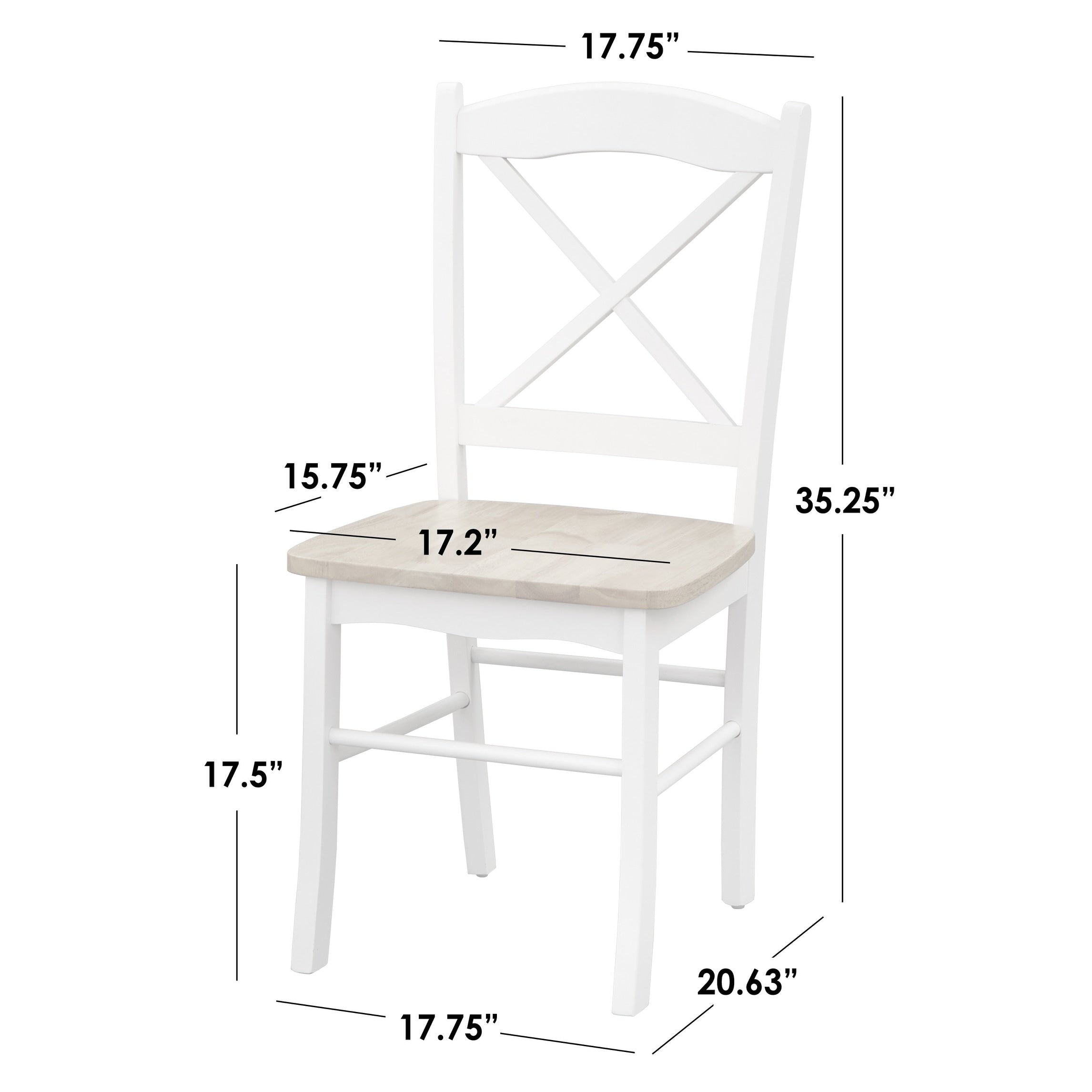 Simple Living Country Cottage Drop Leaf 3 piece Dining Set