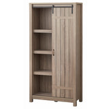 Simple Living Glasbern Barn Door Bookcase