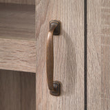 Simple Living Glasbern Barn Door Bookcase