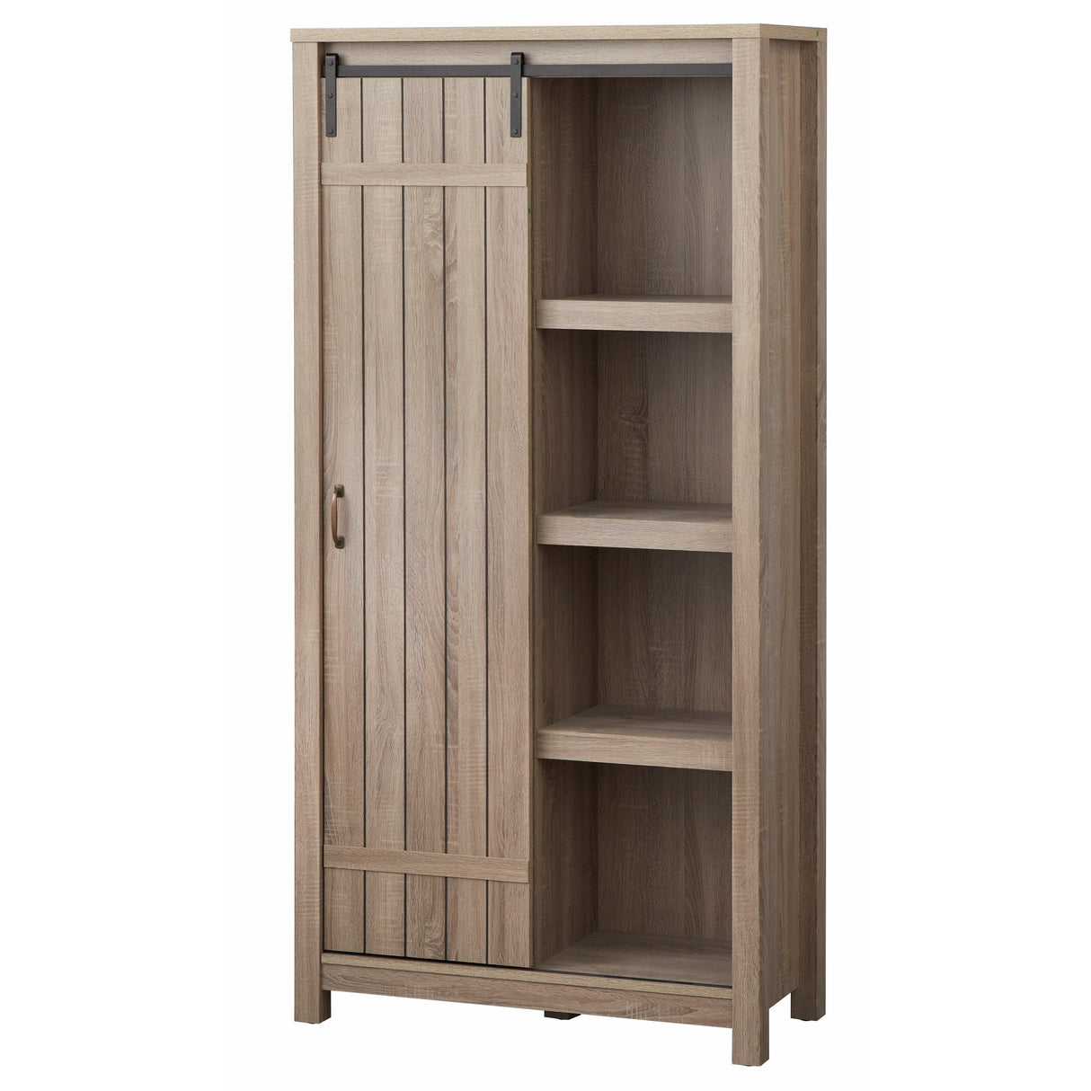 Simple Living Glasbern Barn Door Bookcase