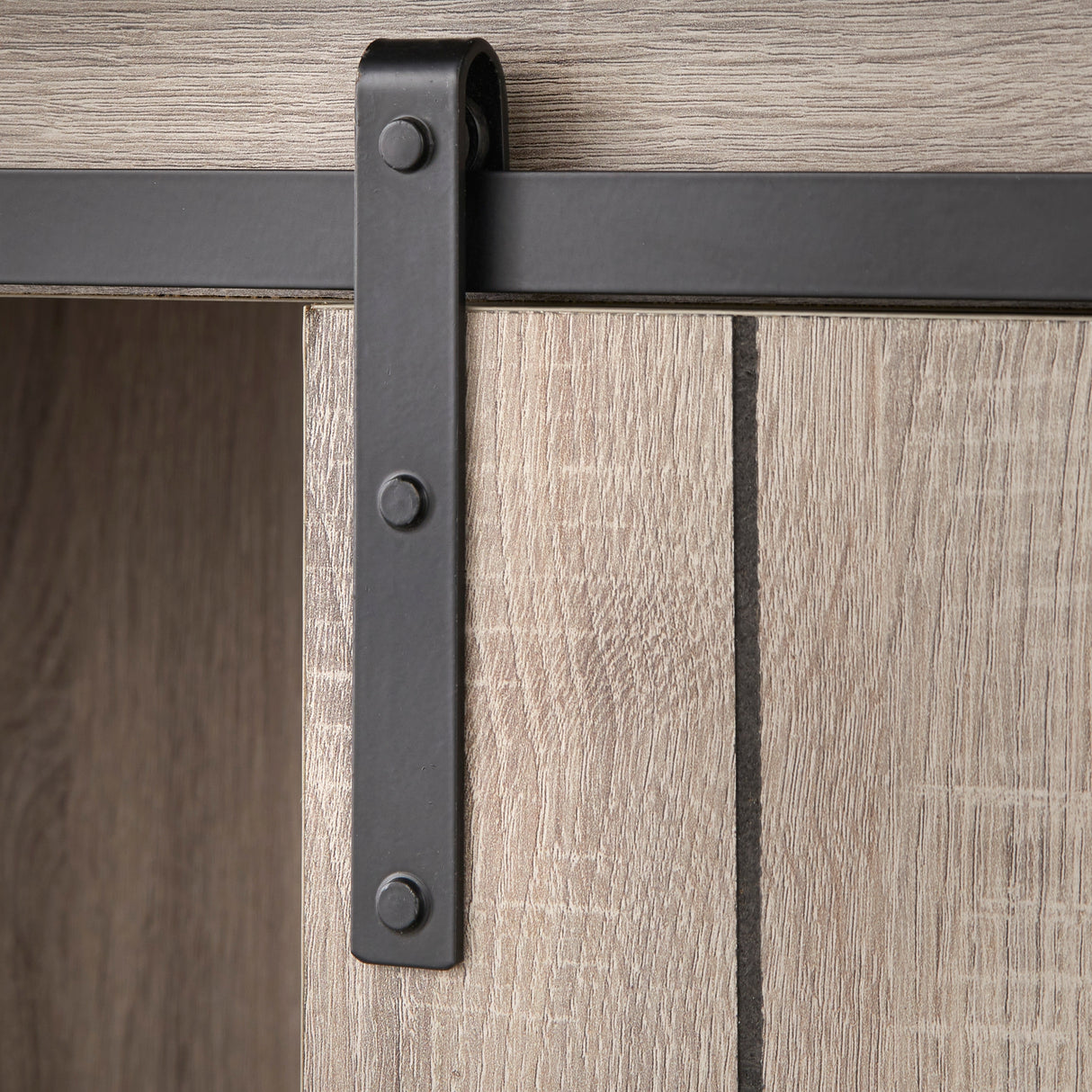 Simple Living Glasbern Barn Door Bookcase