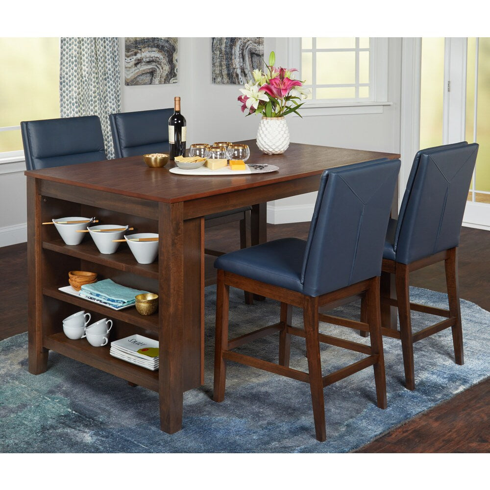 Simple Living Keaton Counter Height Dining Table with Storage