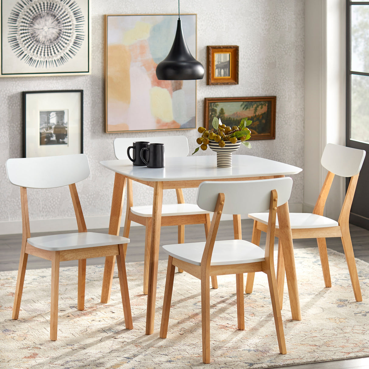 Simple Living Modern Dining Table - White