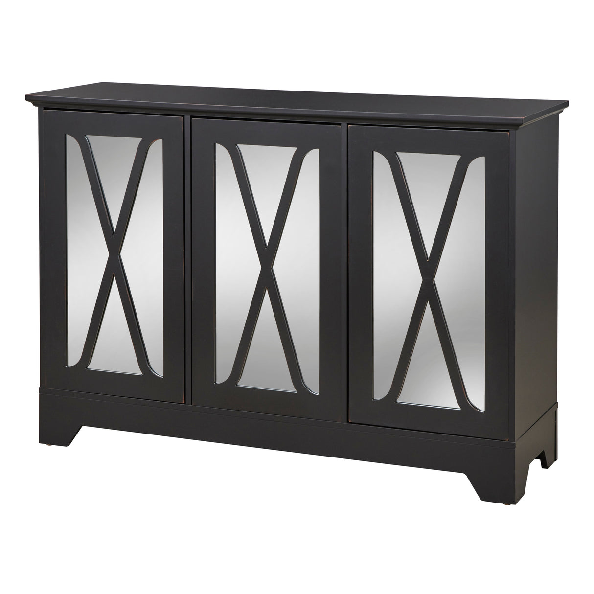 Simple Living Reflections Mirrored Front Buffet/ Console