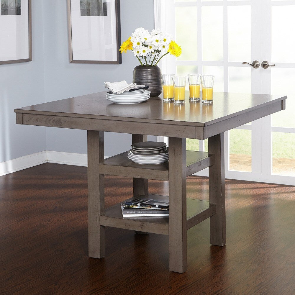 Simple Living Simon Counter Height Dining Table - Distressed Grey