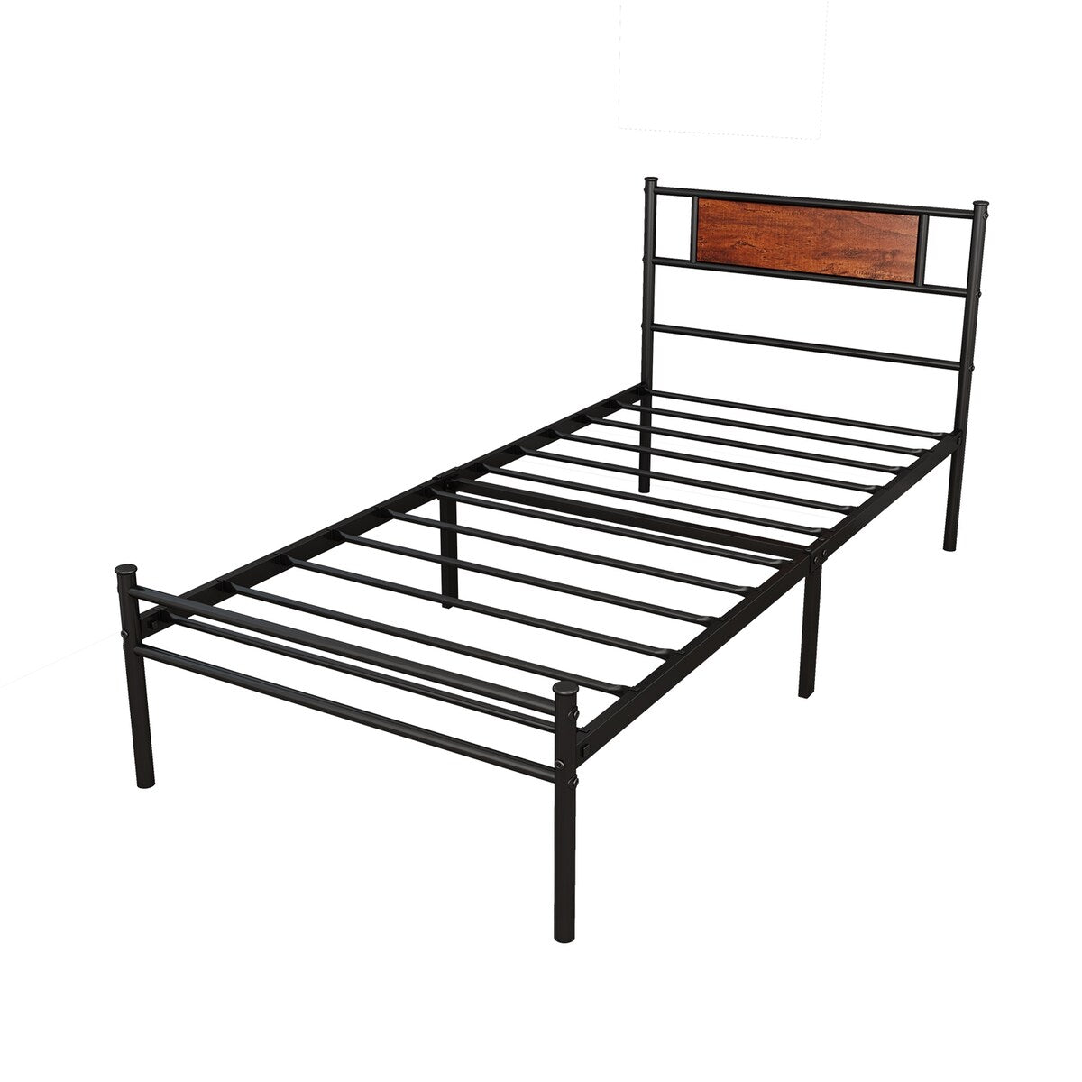 Simplism metal bed frame with 12.7" height platform,twin size