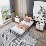 Simplism metal bed frame with 12.7" height platform,twin size