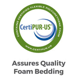 Simply Essential™ Textured Gel Memory Foam Mattress Topper - Two Thickness Options