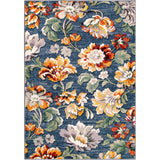 Simply Southern Cottage Franklin Floral Distressed Indoor Area Rug