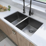 Sinber Undermount Double Bowl 304 Stainless Steel Kitchen Sink