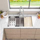 Sinber Undermount Double Bowl 304 Stainless Steel Kitchen Sink