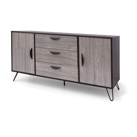 Sincere Mid Century Modern Faux Wood Cabinet by Christopher Knight Home