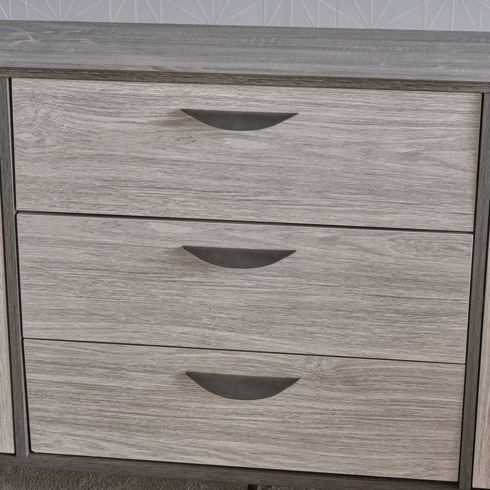 Sincere Mid Century Modern Faux Wood Cabinet by Christopher Knight Home