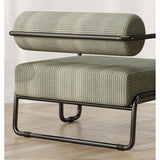 Single Accent Sofa Chair,Balcony Leisure Chair With Curved Seats