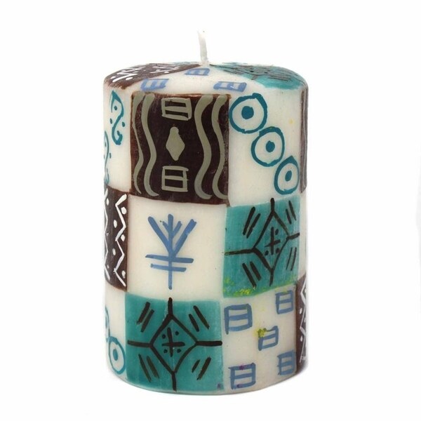 Single Boxed Handmade Pillar Candle - Maji Design (South Africa)