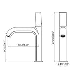 Single Handle Bathroom Faucet Brass Deck Mount Modern 1 Hole Bathroom Sink Basin Taps Matte Black