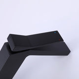 Single Handle Bathroom Faucet with Deck Plate Brass 1 Hole Modern Bathroom Sink Basin Faucets