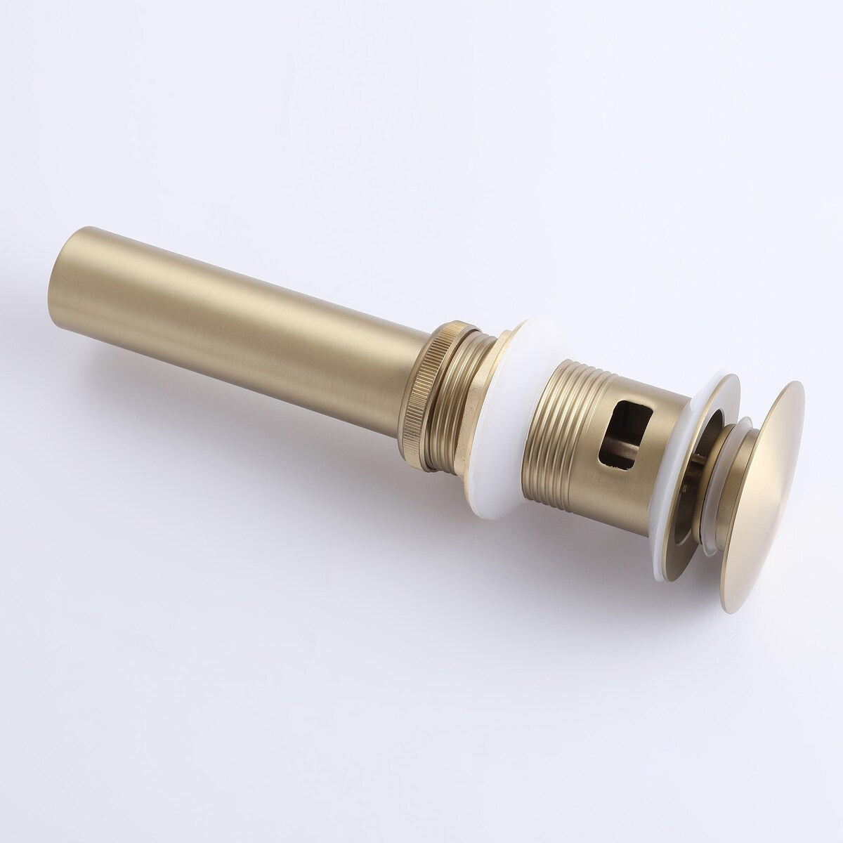 Single Handle Bathroom Faucet with Pop-up Drain 1 Hole Brass Modern Bathroom Sink Basin Faucets