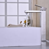 Single Handle Bathroom Vessel Faucet Brushed Nickel Single Hole Bathroom Vessel Sink Faucet Modern Basin Vanity High Taps