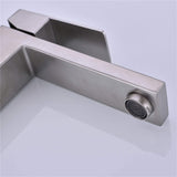 Single Handle Bathroom Vessel Faucet Brushed Nickel Single Hole Bathroom Vessel Sink Faucet Modern Basin Vanity High Taps