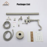 Single Handle Classical Freestanding Bathtub Faucet with Hand Shower Hand
