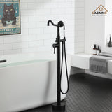 Single Handle Classical Freestanding Bathtub Faucet with Hand Shower Hand