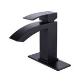 Single Handle Deck Mounted Bathroom Faucet with Deck Plate
