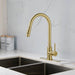 Deck Mounted High Arc Pull Down Stainless Steel Kitchen Faucet