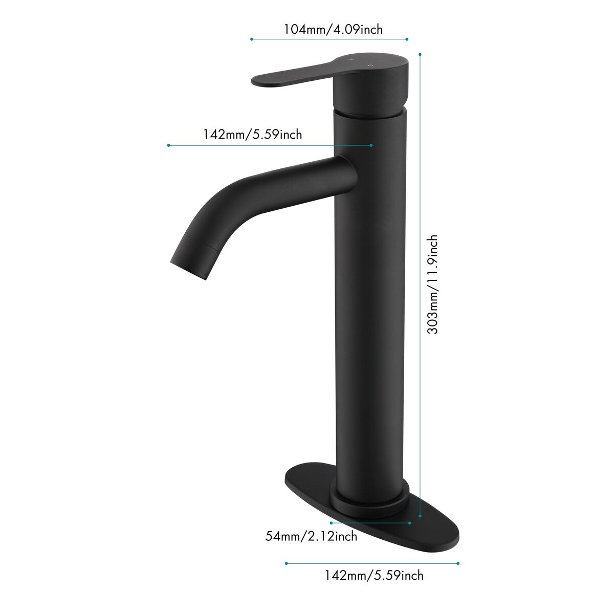 Single-Handle Gold Bathroom Faucet for Vanity - Durable and Stylish Design