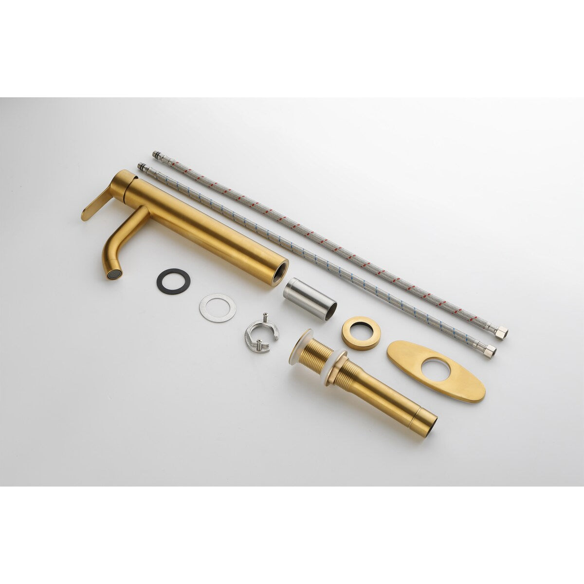 Single-Handle Gold Bathroom Faucet for Vanity - Durable and Stylish Design