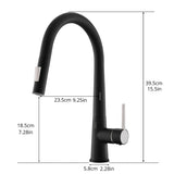 Single Handle Motion Sensor Activated Kitchen Sink Faucet