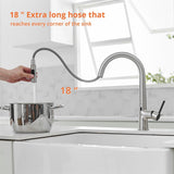 Single Handle Motion Sensor Activated Kitchen Sink Faucet