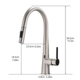 Single Handle Motion Sensor Activated Kitchen Sink Faucet