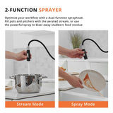 Single Handle Motion Sensor Activated Kitchen Sink Faucet