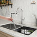 Single Handle Pull-Down Sprayer Kitchen Faucet