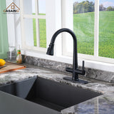 Single Handle Pull-Down Sprayer Kitchen Faucet