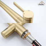 Single Handle Pull-Down Sprayer Kitchen Faucet