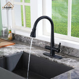 Single Handle Pull-Down Sprayer Kitchen Faucet