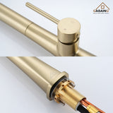Single Handle Pull-Down Sprayer Kitchen Faucet