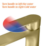 Single Hole Bathroom Sink Faucet Single Handle Bathroom Faucets Vanity Basin Faucet Modern Taps With Valve