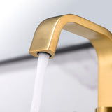 Luxier BSH14-S Single Handle Single Hole Bathroom Faucet with Drain