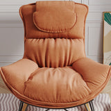 Single Leisure Lounge Chair, Balcony Rocking Chair with Detachable Cushion