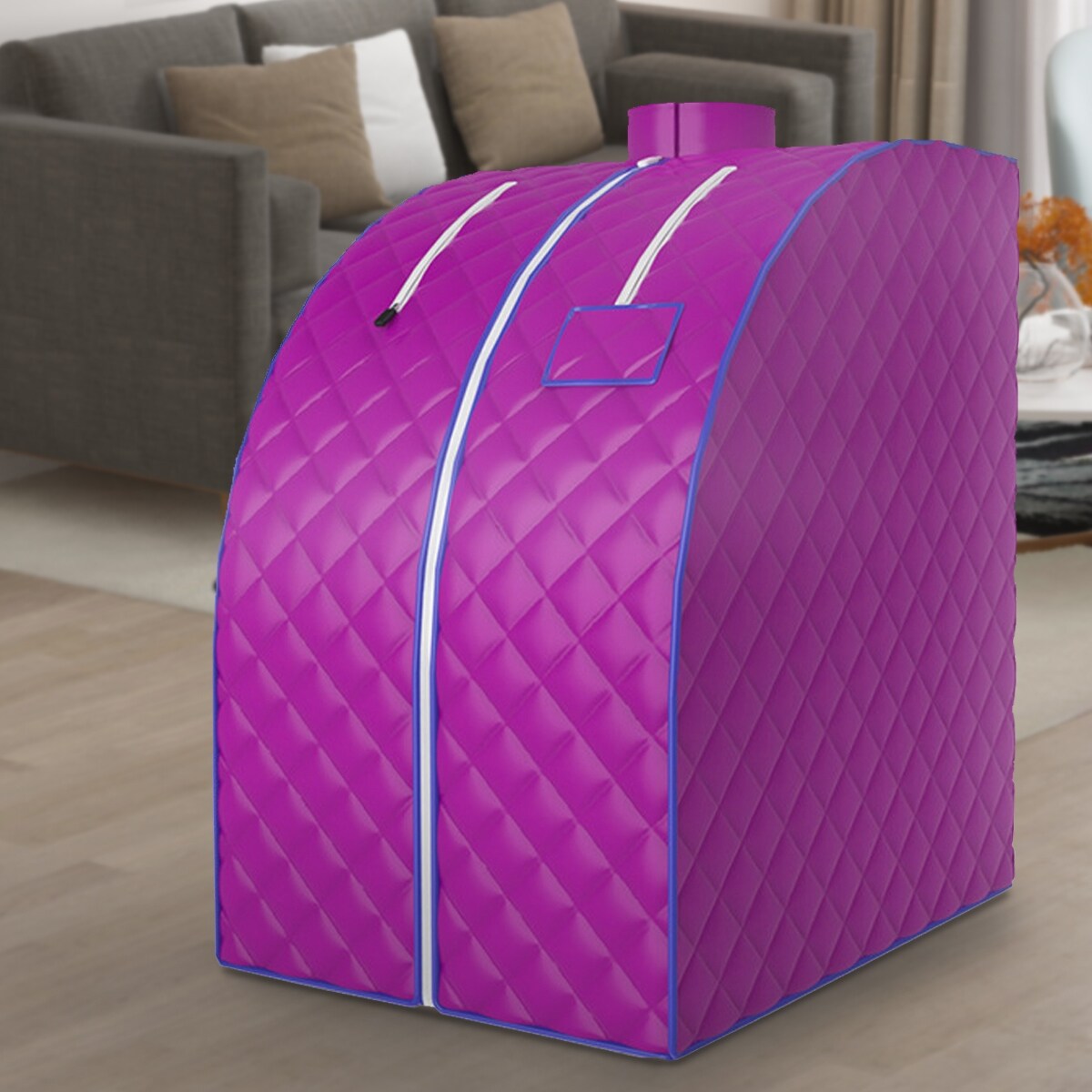 Single Person Indoor Traditional Steam Sauna with chair & Remote Control